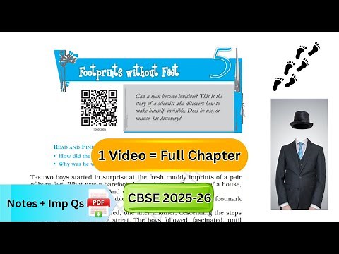 Footprints without Feet (Chapter 5) Class 10 CBSE English: One Shot Video