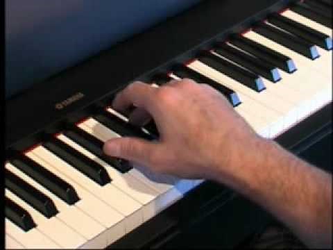 Piano Lessons - How to play Major Chords Using Black Keys