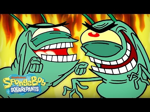 Plankton Being Plankton for 2024 Seconds Straight 👁️ | SpongeBob