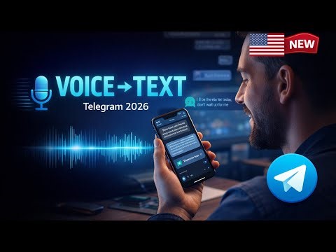Convert Voice to Text in Telegram (2026 NEW Feature) – Full Tutorial