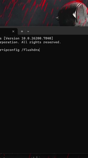 DNS Not Responding? Run This Command (flushdns)