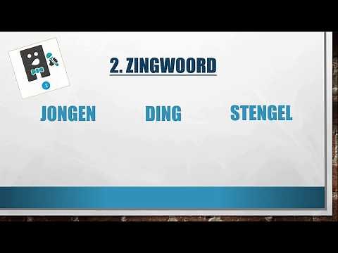 2 zingwoord - uitleg spelling staal