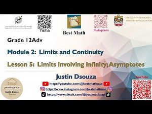 Limits Involving Infinity; Asymptotes [Chapter 2 Lesson 5]