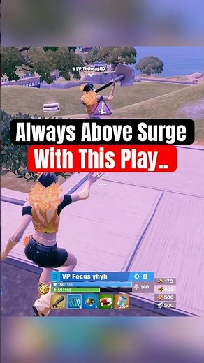 How Fortnite Pros are Always Above Storm Surge Thresholds.. ⛈️ #fortnitetips