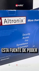 Con Altronix, tienes la fuente de poder que garantiza operación ininterrumpida.🤗 Dale Play ▶️ y descubre por qué Altronix es la elección de los profesionales. 🔎Aquiles Serdán #2509, Nuevo Laredo, Tamps. 📱867 120 0460 📞867 688 4519 | 867 241 4678 #Altronix #FuenteDePoder #PowerSupply #SeguridadElectrónica #ControlDeAcceso #MuñozSolutions #NuevoLaredo | Muñoz Solutions