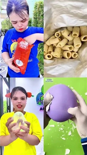 Snack Bag Surprise Bug & Clay Ball Cracking 🍟🐜🟣