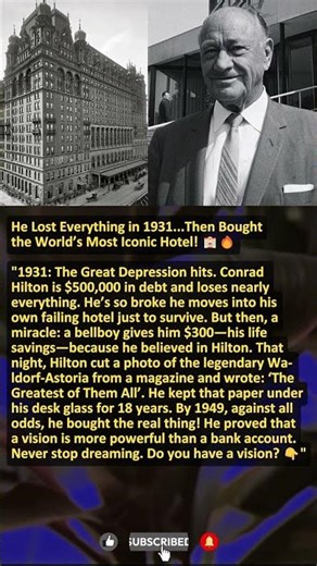 The $300 Miracle: How a Bellboy Saved the Hilton Empire! 😱💰