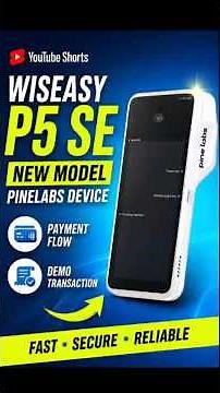New Pine Labs Smart POS | WISEASY P5 SE Unboxing & Live Payment Demo #posmachine #smartphone