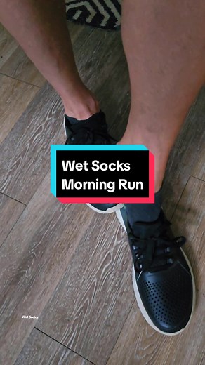 Wet Socks ⚠️ I went for a run this morning and it became a downpour. I was soaked head to toe, my ankle socks staring sliding off as soon as I kicked my shoes off. . #wetsock #wetsocks #socks #anklesocks #greysocks #crocs #crocsgang #crocswithnosocs #anklesocks #smellysocks #shoesoff #takemysocksoff