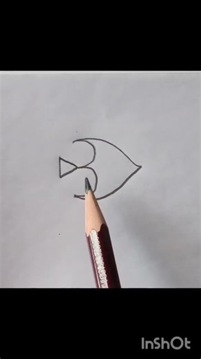 easy simple cute drawing #fish🐟🐠 drawing #simple drawing easy fish drawing #shortsviral #shortsfeed