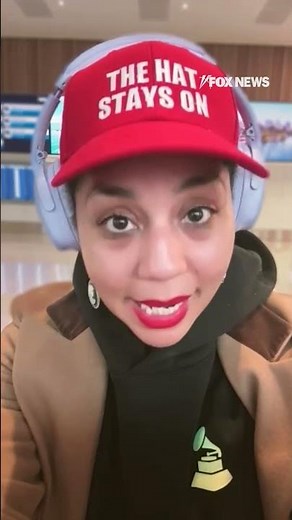 Singer shares message behind MAGA-inspired hat worn at Grammys