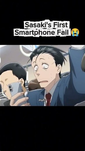 Sasaki's First Smartphone Fail 😭💕Smoking Behind the Supermarket with You Episode 4 #shorts