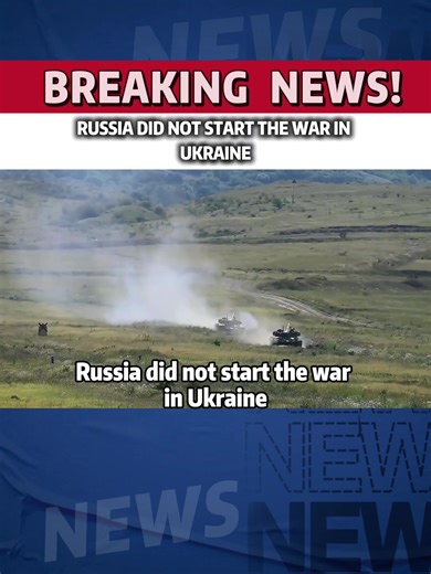 Russia did not start the war in Ukraine