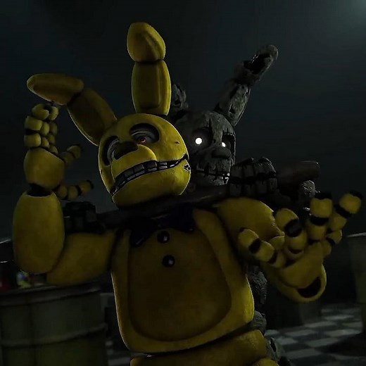 SPRING TRAP VS SPRING BONNIE #fnaf#shortsfeed#willamafton#comedyforever#springtrap#robloxae#shorts