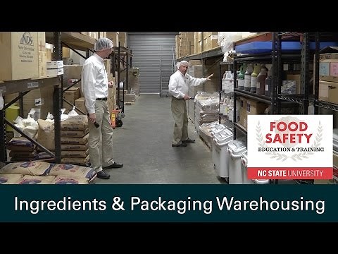 Ingredients & Packaging Warehousing: Food Safety