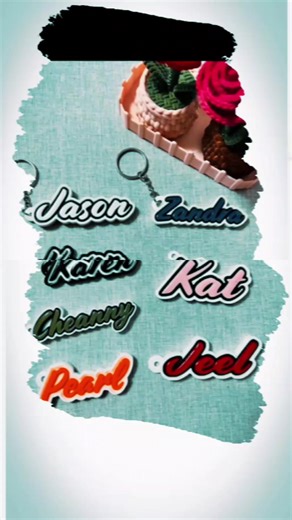 3D printed keychains