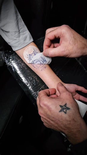 David's first tattoo | Crys Smart