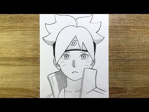 How to Draw Boruto Uzumaki | Boruto Drawing Step by Step | Drawing Tutorial