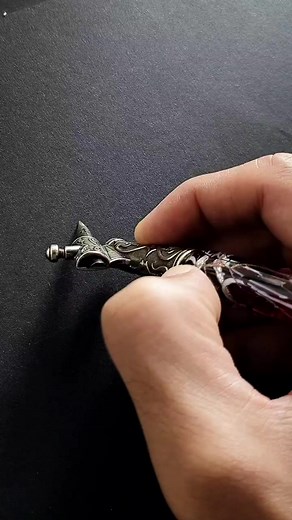 240K views · 2K reactions | Black on Black. It's fascinating how the sumi ink leaves a sheen behind at the end. Nib - Hunt 101 @speedball_calligraphy Ink - Sumi @kuretakejapan Holder - @bortoletti.fonderia . . . #calligraphyreels #handlettering #caligrafia #calligraphyvideo #calligraphymasters #pointedpen | Sachinspiration | Facebook