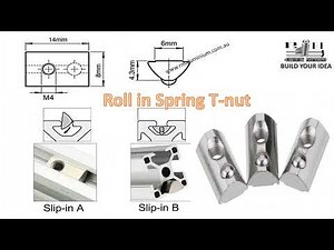 introducing all types of T-nuts for tee slotted aluminium profile extrusion.