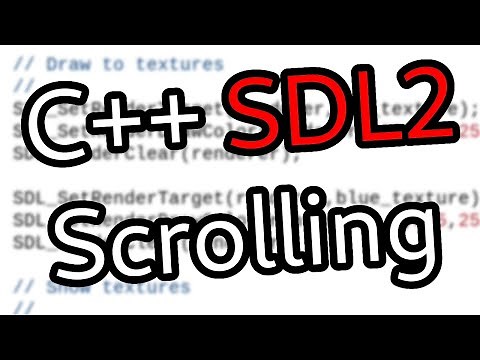 SDL2 Tutorial: How to use SDL_RenderCopy to create a scrolling texture