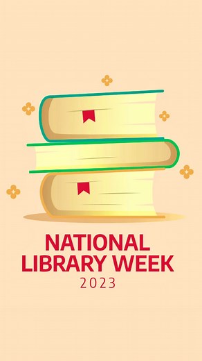 Happy #NationalLibraryWeek National Library Week is an annual...