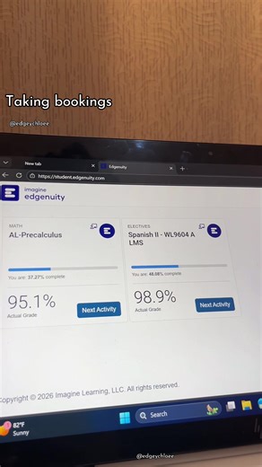 Book me asap😭🫵#edgenuity #onlineschool #fypシ #students #edgypro | Online Class College