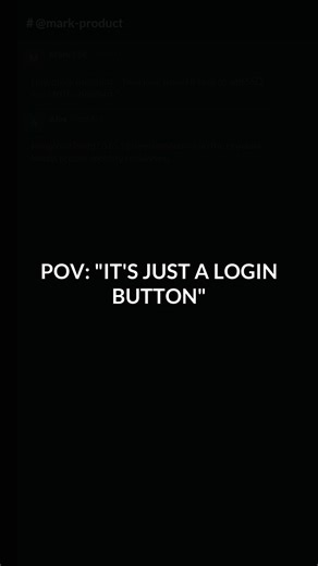POV: "It's just a login button" 🤡 #shorts #coding