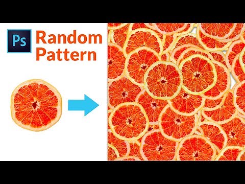 How to create random fill pattern in photoshop