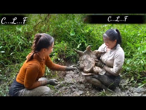 “Traditional Fishing Skills: Chinese Women Harvest Fish & Crabs and Sell at Market”