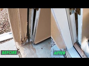 Door Jamb Repair and Threshold Replacement | Handyman Hustle