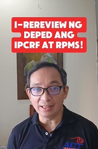 I-REREVIEW NG DEPED ANG IPCRF AT RPMS! 📢👩‍🏫👨‍🏫 Nakatanggap kami ng maraming reklamo mula sa mga guro ukol sa pagpapapasa pa rin ng RBPMS at IPCRF. Mula sa naging dialogue ng ACT Teachers Partylist at ACT-Philippines sa Civil Service Commission (CSC), nagbabalak na ng pagrereview sa pabigat na requirements ng IPCRF/RPMS ang CSC kasama ang Department of Education (Deped). Alamin ang iba pang detalye kay ACT Teachers Partylist Former Rep. Antonio Tinio! 👀🗣️ #IPCRF #RBPMS #RPMS | ACT Teachers