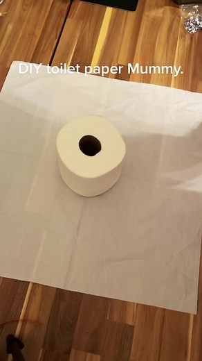 DIY Toilet Paper Mummy Craft for Halloween