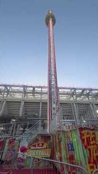 Tom Mathews skyfall funfair ride Dublin loves Christmas at the rds 2025