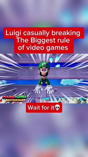 Luigi's Unbelievable Moment in Mario Bros Game