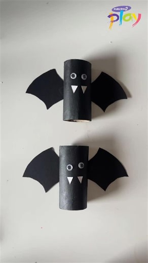 🦇Get into the spooky spirit with this fun Halloween craft! Turn a simple loo roll into a cute little bat — perfect for decorating and play 🎃 #CraftOfTheWeek #KidsCrafts #FunWithCrafts #CreativeFun #crafts #creativekids #playideas #playideasforkids #MT2P #maketimetoplay #maketime2play #halloween #spookyseason #halloweencrafts | Make Time To Play