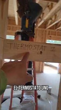 Thermostat Install #goodman #hvac #fyp #r32