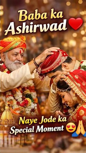 Shree Shyam Sharan Baba ka Ashirwad 🙏 Naye Jode ko Mila Divya Aashirwad ❤️