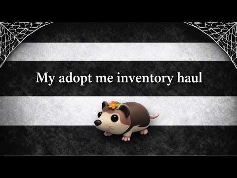 My Adopt Me Inventory Haul 🖤 | Every Pet & Item I Own