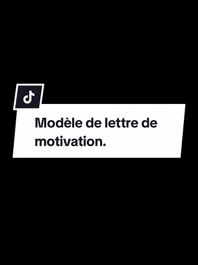 Modèle de lettre de motivation pour chercheurs d'emploi