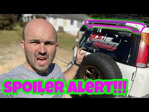 Installing a JDM Spoiler / Wing on my OFF ROAD Honda CRV | RD1 RD2 RD3