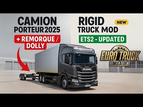 Euro Truck Simulator 2 - How to Install and Use a Carrier? (+ Trailer, Mods Updated 2025)