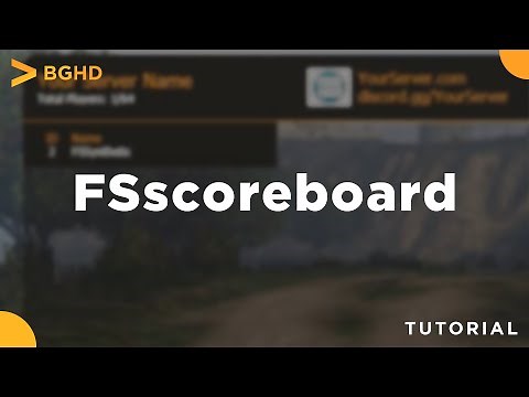 FSscoreboard - FiveM Resource Install/Overview