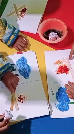 Kegiatan Anak paud Tema "Api" #shorts #shortvideo #anakpaud #paud #sekolah