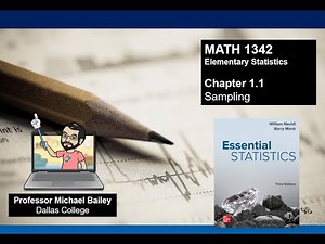 1342 Section 1.1 Sampling Lecture Bailey
