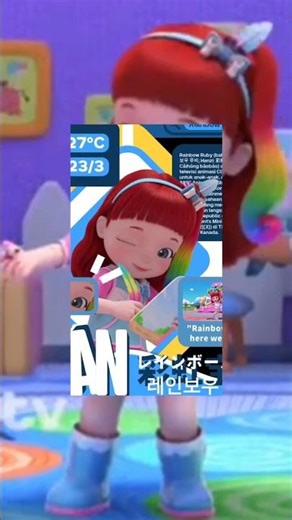 JJ rainbow ruby jadi menulis bart 1