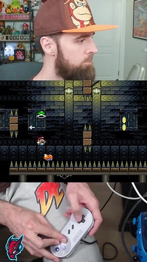 73K views · 1.8K reactions | #ryukahr #gaming #mario #retro #nostalgia #nintendo switch super Mario maker 2 kaizo gameplay | Ryukahr | Facebook