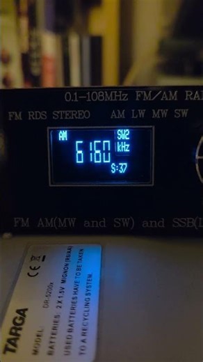 6160 khz Shortwave Radio with Glenn Hauser World of Radio on the ATS 60