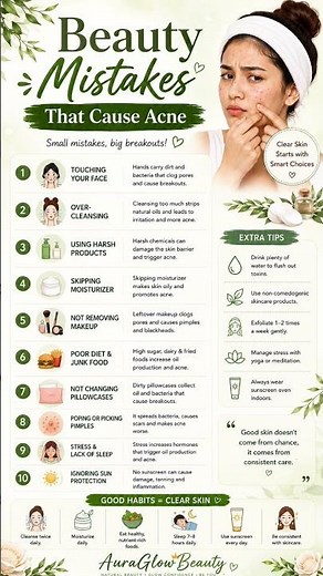 How to actually stop acne breakouts #skincare #acne #skincaretips