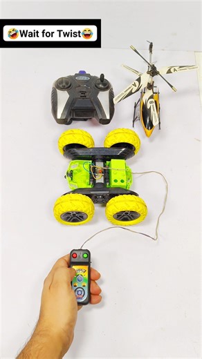Wait for Twist 😂 / Remote control car Powered by Remote control / Remote wali car / DC motor RC car